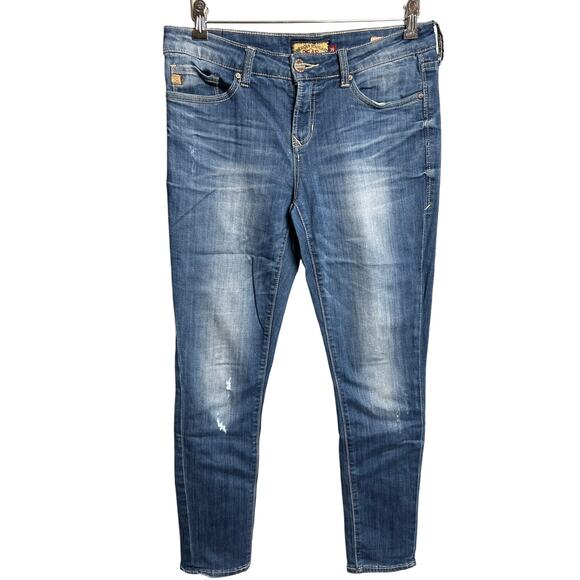 Dear John Joyrich Women Jeans Size 29 Blue Denim Comfortable Skinny - Picture 1 of 6